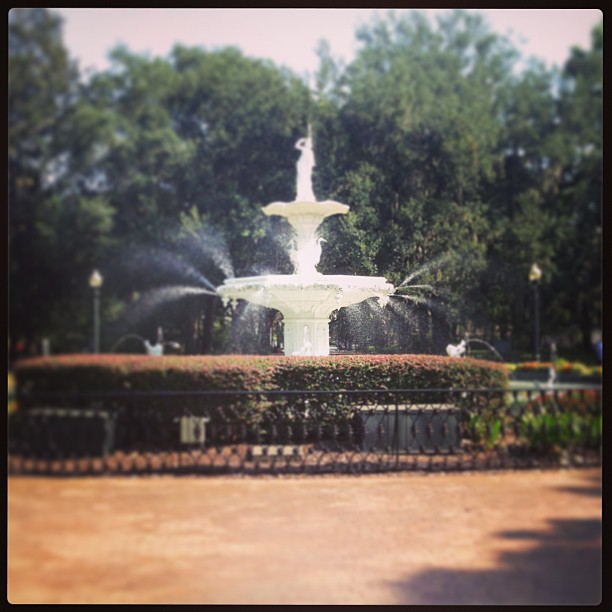 Forsyth Fountain in Savannah, GA